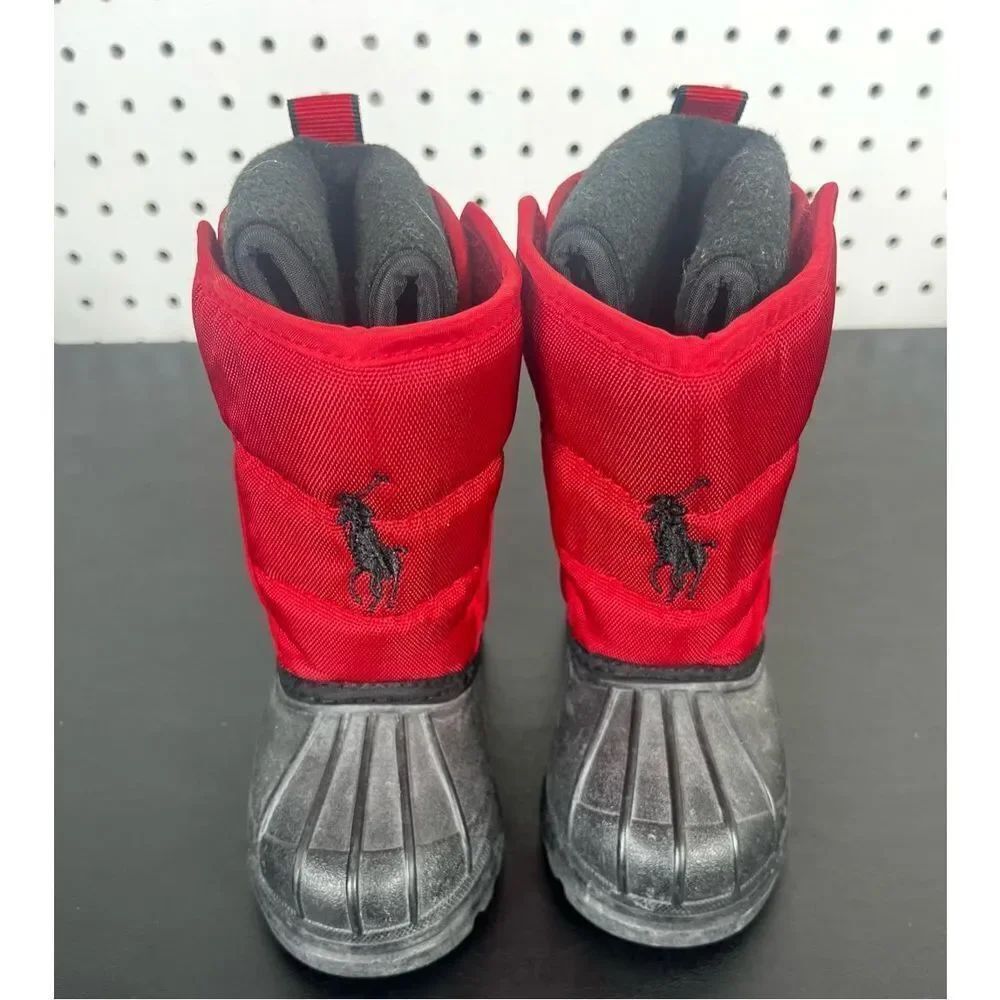 Boys toddler polo Ralph Lauren winter boots